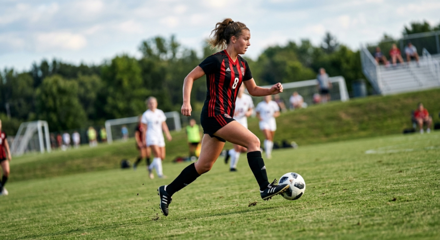 dribble up soccer ball